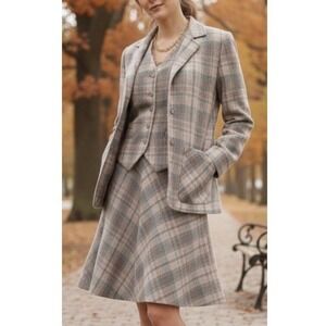 VTG 70s Patty Woodard California Women's Wool Suit